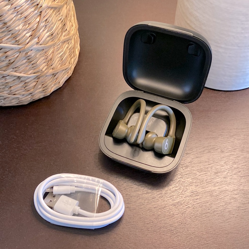 POWERBEATS PRO Totally Wireless In-Ear Headphones Earbuds Moss VGC